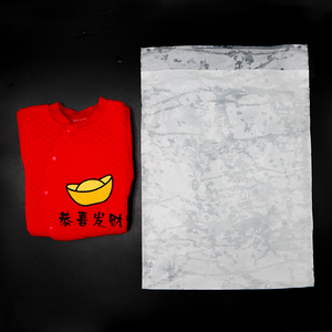 Großhandel Recycelbare Selbstklebende Wachsversiegelte Versandverpackung Pergaminpapier-Umschlagtasche mit Individuellem Logo für Kleidung - Product Image 3