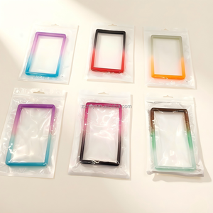 Porta Carte di Credito in TPU con Glitter Multicolore Personalizzato, Design Antiurto con Blocco RFID, Senza Chiusura per Passaporto/ID/<span class=keywords><strong>Foto</strong></span> - Product Image 3