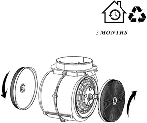 Keuken Rook Mount Afzuigkap Carbon Filter Vervanging Actieve Kool Luchtfilters Houtskool Filter Air