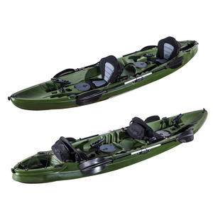 Kayak familial LSF en promotion, 3 places, pour la pêche et la navigation, coque en HDPE/PE/polyéthylène, pour la pêche en plein air - Product Image 6