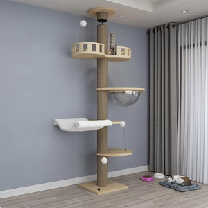 Grandi strutture per gatti in legno massello e prodotti a torre per l'ingrosso e la personalizzazione - Product Image 4