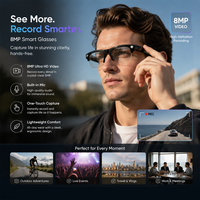Lunettes Intelligentes M96 avec Traduction IA, Enregistrement Vidéo 8MP 1080P, Transmission WiFi, Étanchéité IPX-4, Recharge Magnétique, 290mAh