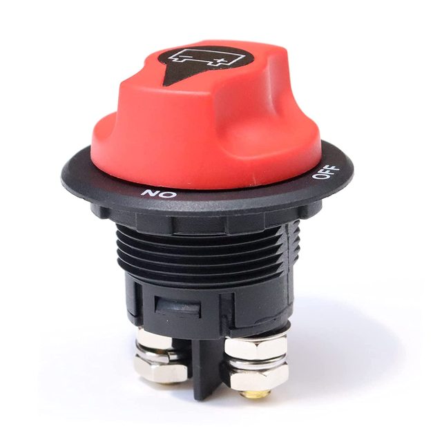 Battery Disconnect Switch 12-48 V Battery Master Cut Shut Off Isolator Switch Max. 32V DC 100A