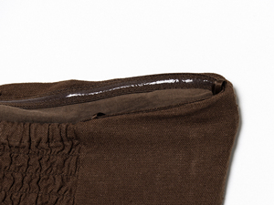Tops en lin et coton <span class=keywords><strong>sans</strong></span> bretelles pour femmes, couleur marron, dos plissé, design décontracté et élégant, été - Product Image 4