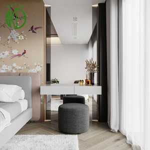 Papel Tapiz de Lujo Personalizado, Impermeable, con Bordado Floral Chinoiserie, Paneles de <span class=keywords><strong>Pared</strong></span> No Autoadhesivos para Dormitorio - Product Image 3