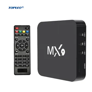 Topleo Mxq Pro 4k 5g Tv Box Allwinner H3 Rk 3228a Android 7.1.2 Set Top Box Wifi 2g 16g MX9 smart Hd Media Player