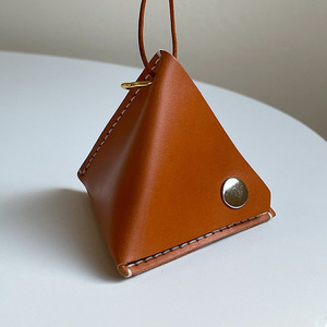 Dragon Boat Festival Zongzi <b>Coin</b> <b>Purse</b>, Creative PU Leather Triangle <b>Coin</b> <b>Purse</b>, Wholesale Gift, <b>Coin</b> <b>Coin</b>, Headphone Storage - Product Image 2