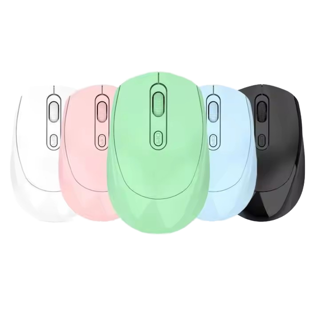 2.4G Rechargeable RGB Wireless Mouse 3D Dual Mode Silent Gaming Mouse with USB Interface for MacBook Tablet Laptop Computer