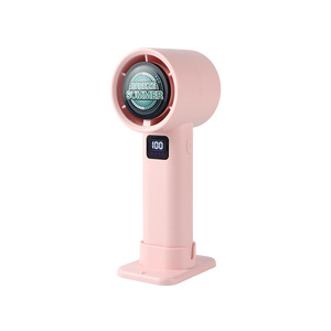 Thời lượng pin siêu dài, quạt mini tốc độ 100 tối giản với màn hình điện tử, sạc Type-C, Quạt cầm tay di động - Product Image 5