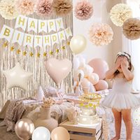 Fournitures de fête professionnelles, ensemble de ballons de fête sur le thème du monde sous-marin de la sirène, 69 pièces, lanterne en forme de méduse, kit de ballons en feuille de sirène