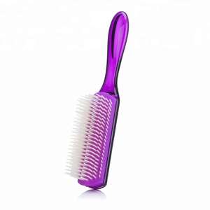 Cepillo Desenredante para Cabello <span class=keywords><strong>Denman</strong></span> de 9 Filas con Logotipo Personalizado al por Mayor, Hecho de Nailon Duradero - Product Image 2