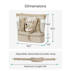 Bolso <span class=keywords><strong>de</strong></span> playa <span class=keywords><strong>de</strong></span> nailon KEEP PERFECT <span class=keywords><strong>para</strong></span> mujer, bolso <span class=keywords><strong>de</strong></span> malla con cierre <span class=keywords><strong>de</strong></span> cremallera y ajustable <span class=keywords><strong>para</strong></span> natación/crucero/piscina - Product Image 3