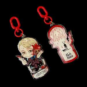 OEM ODM Charm de Acrílico Epoxi de Doble Cara de 4.7 cm con Personaje de Anime Mads Mikkelsen, 9 Diseños, Coleccionable para Fans - Product Image 6