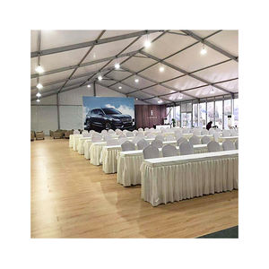 Heavy Duty 60x80ft Parois Latérales 32x16m 300 500 Personnes PVC Grande <span class=keywords><strong>Location</strong></span> Banquet Blanc Chapiteau Auvent Tente De Fête De Mariage - Product Image 6