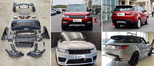 Kit Carrozzeria 2018-2022 per Land <span class=keywords><strong>Rover</strong></span> <span class=keywords><strong>Range</strong></span> <span class=keywords><strong>Rover</strong></span> <span class=keywords><strong>Sport</strong></span> 2014-2017 Aggiornamento allo Stile OE SVR Kit Carrozzeria Paraurti Anteriore e Posteriore Completo - Product Image 2