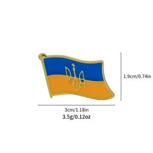 Insignias de Amistad de Metal antiguo de imitación antigua, insignias de bandera nacional moderna, pines de solapa suaves duros para todos los países, fábrica - Product Image 6