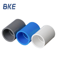 Usine chinoise bleu PVC raccords de tuyauterie d'alimentation en eau fabricants direct UPVC couplage coudes tee joint cap