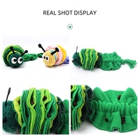 Nouvel Arrivage Jouet Olfactif pour Animaux de Compagnie Style Chenille Éducatif pour Cacher la Nourriture et Moudre les Croquettes