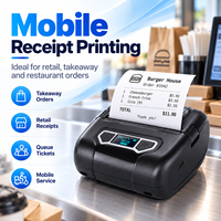 XP-P301A Printer Thermal Portabel 80mm Bluetooth 203DPI 2550mAh Printer POS Mobile untuk Restoran dan Ritel