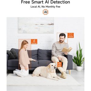 CINMOORE 3K Pet <b>Camera</b> Indoor <b>WiFi</b> Baby Monitor with Night Vision Pan Tilt Speaker for Home <b>Security</b> and Pet Monitoring - Product Image 2