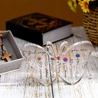 Cadeaux chrétiens pour femmes, cadeau religieux pour maman, verset biblique inspirant, décoration de bureau, plaque acrylique spirituelle, signe décoratif, cadeau