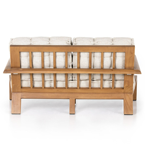 Muebles de Jardín para Patio y Terraza, Sofá de Dos Plazas, Último Modelo en Madera de Teca con Cojines de Buena Calidad - <span class=keywords><strong>Tria</strong></span> - Product Image 3