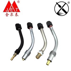 Alta calidad 25AK Binzel MB25 Mig pistola de soldadura cuello de cisne de latón <span class=keywords><strong>con</strong></span> soldadura de <span class=keywords><strong>cobre</strong></span> y <span class=keywords><strong>cobre</strong></span> - Product Image 2