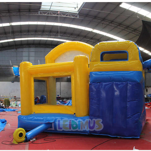 Castillo de salto combinado de Casa de rebote inflable de <span class=keywords><strong>Bob</strong></span> <span class=keywords><strong>esponja</strong></span> comercial con tobogán y trampolín de piscina castillo <span class=keywords><strong>hinchable</strong></span> para niños - Product Image 2