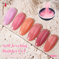 MissGel 63 Couleurs Gel d'Extension Acrylique Moyen Solide de Construction Dur pour Renforcer les Ongles
