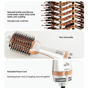 مصفف شعر متعدد الوظائف 2 في 1 للتجفيف والتمشيط التلقائي للشعر المجعد بالهواء الساخن، مشط تمليس وتجعيد - Product Image 4