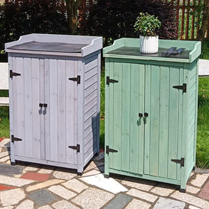 <span class=keywords><strong>Armoire</strong></span> à outils <span class=keywords><strong>de</strong></span> stockage multi-compartiments en bois pour <span class=keywords><strong>jardin</strong></span> extérieur bon marché - Product Image 3