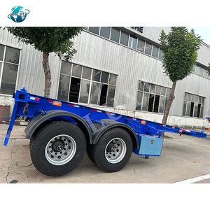 <span class=keywords><strong>Remorque</strong></span> squelette de 20 pieds à haute efficacité pour le chargement et le déchargement de conteneurs de transport - Product Image 6