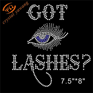 Venta al por mayor personalizada I Sell Mary Kay Let's Talk Hotfix Rhinestone Transfer para ropa - Product Image 2