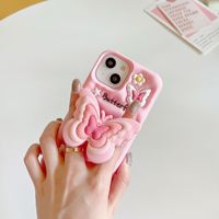 Casing HP Silikon Anti Jatuh 3D Motif Kupu-kupu untuk Apple iPhone 17 Pro 17air 17 16 15 14 Pro Max Desain Kartun untuk Wanita