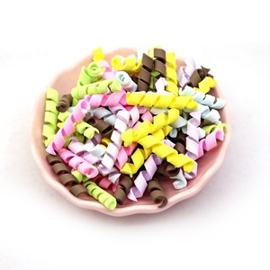 Accesorios de Arcilla Polimérica Suave, Material para Decoración de Teléfonos Móviles, Rollo de Chocolate, Barra de Chocolate - Product Image 4