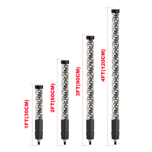 Lampes <span class=keywords><strong>LED</strong></span> RGB flexibles de 1,8 pouce avec mât en fibre de verre anti-vibration et résistant aux chocs pour VTT, UTV et tout-terrain - Product Image 3