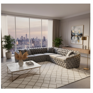 Ensemble de canapés d'angle-270*270cm-Nous expédions dans le monde entier-Toutes les couleurs sont possibles. - Product Image 3