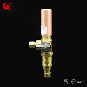 Lead Free Ball Valve With Copper Water Hammer Arrestor Half Inch F1960 Wirsbo Pex 3 Eighths Inch OD Comp