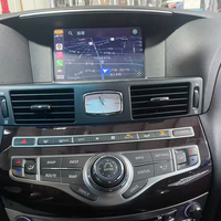 AZTON OEM Antarmuka Multimedia Nirkabel Apple Android Auto GPS Musik CarPlay untuk Nissan Fuga Y51 2011