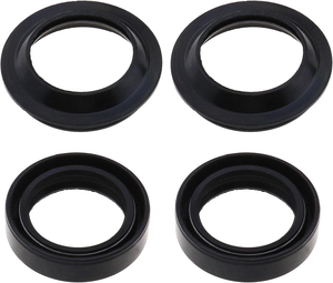 Bộ 4 con dấu dầu Giảm chấn phía trước xe máy và Bộ con dấu bụi cho Yamaha mt125 ybr125 yb125z YB125 cao su đen - Product Image 2