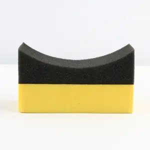 Tire Contour Dressing Applicator Pads Color Polishing Sponge Wax Buffing Pads for Car Glass, Painted Steel