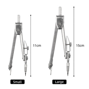 SINOARTメタルコンパス描画ツールメタルプロフェッショナルコンパスジオメトリセット追加リードリフィル付き - Product Image 3