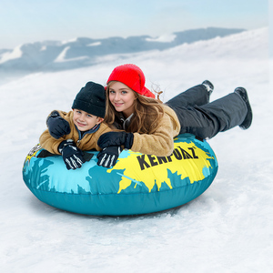 Tube à neige gonflable Kenpuaz en PVC, 41 pouces, <span class=keywords><strong>luge</strong></span> durable, jouets de neige pour enfants, sports d'hiver en plein air, <span class=keywords><strong>luge</strong></span> à neige - Product Image 1