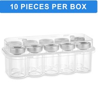 Flacon en verre rond pour lyophilisation avec bouchon en caoutchouc et capuchons à estampage doré pour 2ml-20ml