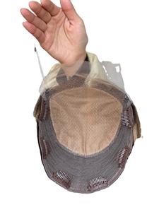 2024ขนด้านหน้าปรับแต่งได้ใหม่ desgin ผมมนุษย์ฐานใหญ่มีรากผมสีดำสำหรับผู้หญิงผมร่วง - Product Image 6