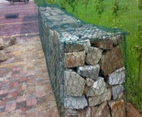 Cage en pierre de boîte de gabion de maille soudée pour la conception de paysage et les murs de jardin