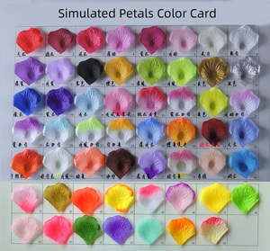 Vente en gros de 1000 pétales de <span class=keywords><strong>rose</strong></span> en tissu non tissé pétales de <span class=keywords><strong>rose</strong></span> de fleurs artificielles pour décoration de mariage et de la Saint-Valentin - Product Image 6