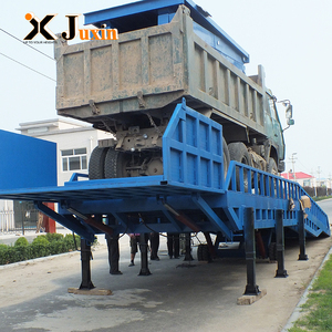 แท่นปรับระดับไฮดรอลิกสำห<span class=keywords><strong>รับ</strong></span>รถยกขนาด 8-12 ตัน ได้รับการรับรองมาตรฐาน CE ISO สำหรับทางลาดเข้า-ออกตู้คอนเทนเนอร์ในท่าเรือ ใช้สำห<span class=keywords><strong>รับ</strong></span>ขนถ่ายสินค้า - Product Image 1