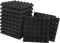Factory Direct Sales Selbst klebende Akustik platten 50x50 Pyramiden schaum Schall dichte Akustik wand KTV Recording Studio Foam