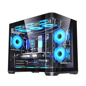 LOVINGCOOL 2024 Máy tính để bàn chơi game tùy chỉnh bán chạy nhất, khung máy tính chơi game USB3.0, vỏ máy tính MATX, tủ chơi game thể thao điện tử - Product Image 1